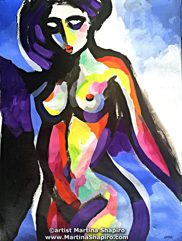 dreamy nude expression original female fine art