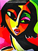 foxy girl original painting