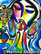 Shabbat Peace Jewish painting fine art